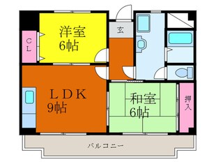 タウンコート２６の物件間取画像